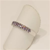 Anello Vidali Gioielli Donna in Oro bianco Zircone ANOR-48-34 - ANOR-48-34